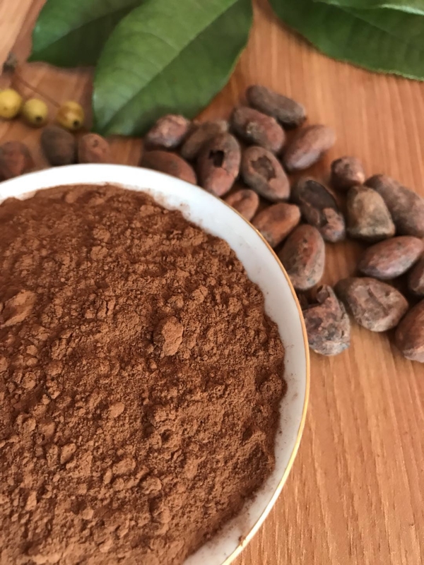 ठीक कार्बनिक अल्कलीकृत ब्राउन कोको पाउडर नकारात्मक रोगजनक बैक्टीरिया